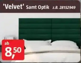 Bauhaus FLLOW Wandpolster 'Velvet' Samt Optik Angebot