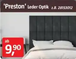 Bauhaus FLLOW Wandpolster 'Preston' Leder Optik Angebot