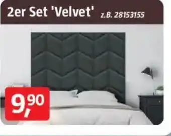 Bauhaus FLLOW Wandpolster 2er Set 'Velvet' Angebot