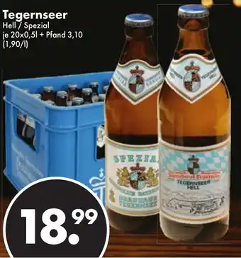 Trink und Spare Tegernseer Hell/Spezial 20x0,5L Angebot