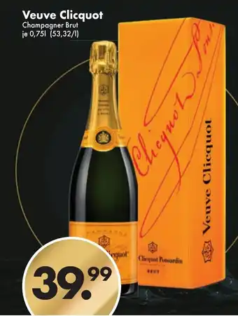 Trink und Spare Veuve Clicquot Champagner Brut 0,75L Angebot