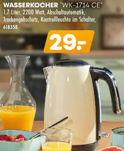 Möbel Kraft KHG Wasserkocher "WK-1714 CE" Angebot