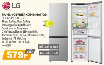 Möbel Kraft LG Kühl-/gefrierkombination "GBV3100CPY" Angebot