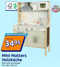 Action Mini Matters Holzküche Angebot