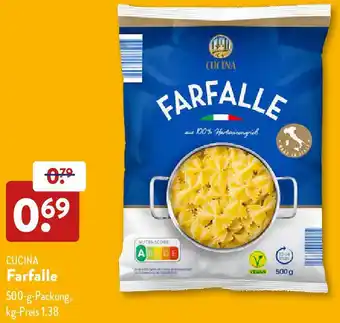 Aldi Süd CUCINA Farfalle Angebot