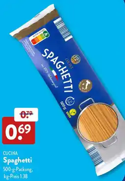 Aldi Süd CUCINA Spaghetti Angebot