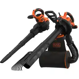 Netto Marken-Discount BLACK+DECKER Laubsauger/Laubbläser 3-in-1 Elektro-Laubsauger BEBLV301-QS Angebot