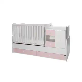 Netto Marken-Discount Lorelli Babybett, Jugendbett 3 in 1 Mini Max umbaubar, für 2 Kinder gleichzeitig pink Angebot