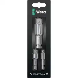 Netto Marken-Discount Wera Steckschlüssel Steckschlüssel Adapter-Satz 870/4/7 Set A SB Angebot