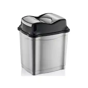 Netto Marken-Discount Moderner Abfalleimer / Mülleimer mit praktischem Push-Deckel Angebot