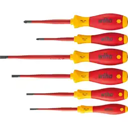 Netto Marken-Discount Wiha Schraubendreher Schraubendreher-Set SoftFinish electric slimFix, 6-teilig Angebot