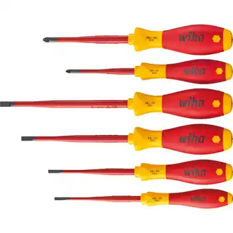 Netto Marken-Discount Wiha Schraubendreher Schraubendreher-Set SoftFinish electric slimFix, 6-teilig Angebot