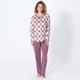 NKD Damen-Schlafanzug mit Rosenrautenprint, 2-teilig Angebot