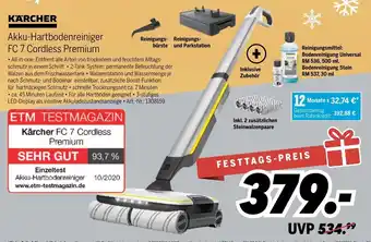 MEDIMAX Karcher Akku Hartbodenreiniger FC 7 Cordless Premium Angebot