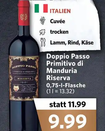 Combi Doppio Passo Primitivo di Manduria Riserva 0,75L Angebot