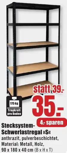 B1 Discount Baumarkt Stecksystem Schwerlastregal S Angebot