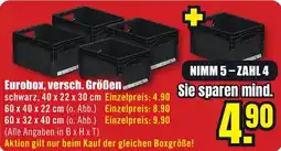 B1 Discount Baumarkt Eurobox Angebot