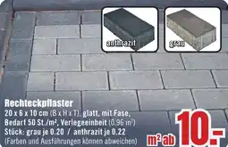 B1 Discount Baumarkt Rechteckpflaster Angebot