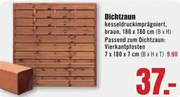 B1 Discount Baumarkt Dichtzaun Angebot