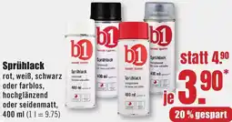 B1 Discount Baumarkt b1 Sprühlack Angebot