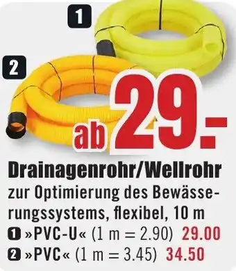 B1 Discount Baumarkt Drainagenrohr/Wellrohr Angebot