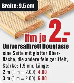 B1 Discount Baumarkt Universalbrett Douglasie Angebot