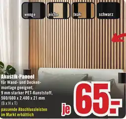 B1 Discount Baumarkt Akustik-Paneel Angebot