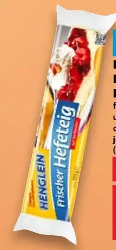 Kaufland Henglein Hefeteig für Blechkuchen Angebot