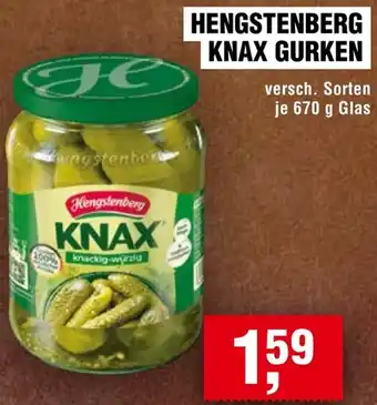 Handelshof Hengstenberg knax gurken Angebot