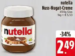 E-Center Nutella Nuss-Nugat-Creme Angebot