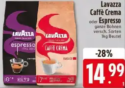 E-Center Lavazza Caffè Crema oder Espresso Angebot