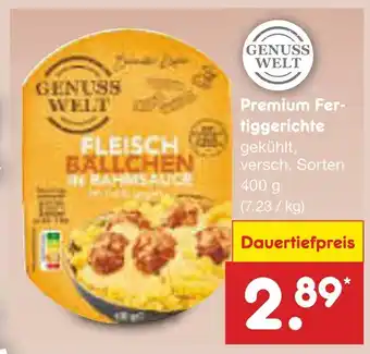 Netto Marken-Discount Genuss welt premium fertiggerichte Angebot