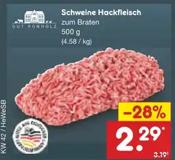 Netto Marken-Discount Gut ponholz schweine hackfleisch Angebot