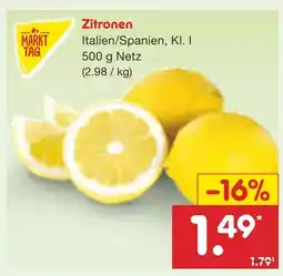 Netto Marken-Discount Markttag zitronen Angebot
