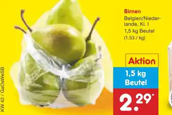 Netto Marken-Discount Birnen Angebot