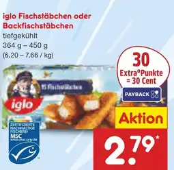 Netto Marken-Discount Iglo fischstäbchen Angebot