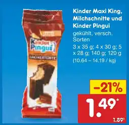 Netto Marken-Discount Kinder maxi king Angebot