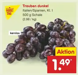 Netto Marken-Discount Markttag trauben dunkel Angebot
