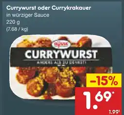 Netto Marken-Discount Currywurst Angebot