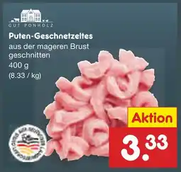 Netto Marken-Discount Gut ponholz puten-geschnetzeltes Angebot