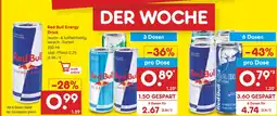 Netto Marken-Discount Red bull energy drink Angebot