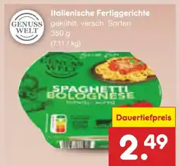Netto Marken-Discount Genuss welt italienische fertiggerichte Angebot
