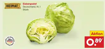 Netto Marken-Discount Heimat eisbergsalat Angebot