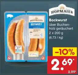Netto Marken-Discount Hofmaier bockwurst Angebot