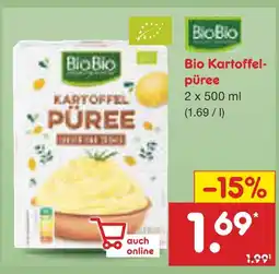 Netto Marken-Discount Biobio bio kartoffel-püree Angebot