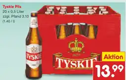 Netto Marken-Discount Tyskie pils Angebot