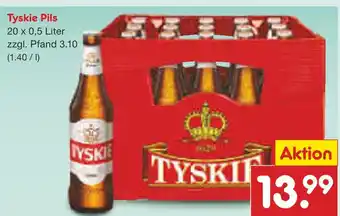 Netto Marken-Discount Tyskie pils Angebot
