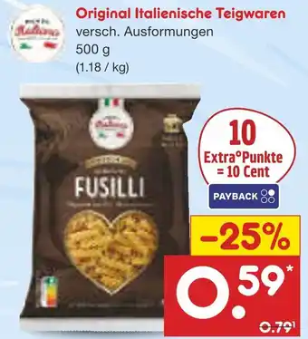 Netto Marken-Discount Original italienische teigwaren Angebot