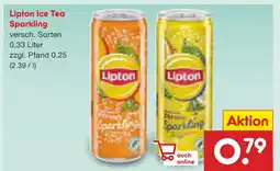 Netto Marken-Discount Lipton ice tea sparkling Angebot