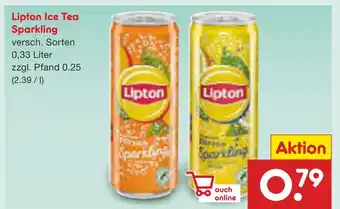 Netto Marken-Discount Lipton ice tea sparkling Angebot